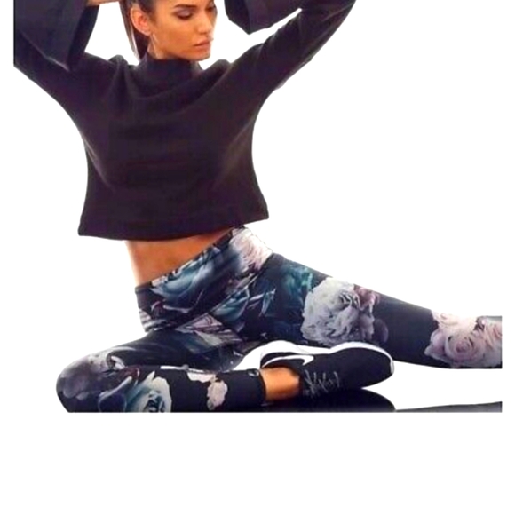 Noli Active Allure Floral Legging Size Small - Picture 1 of 6